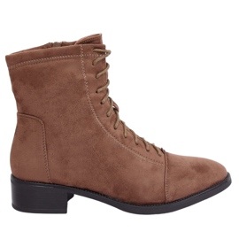 Schnürboots, beige 3127 Khaki