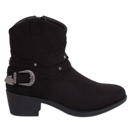 Schwarze Cowboystiefel für Damen 8035-GA Schwarz