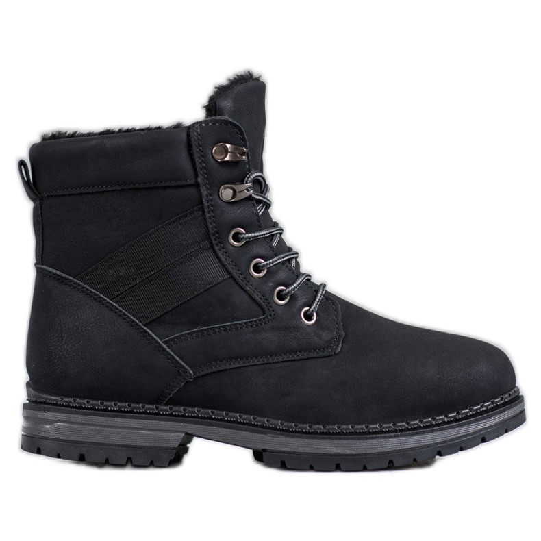 SHELOVET Schwarze Winterstiefel