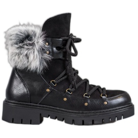 SHELOVET Slipper für Damen schwarz