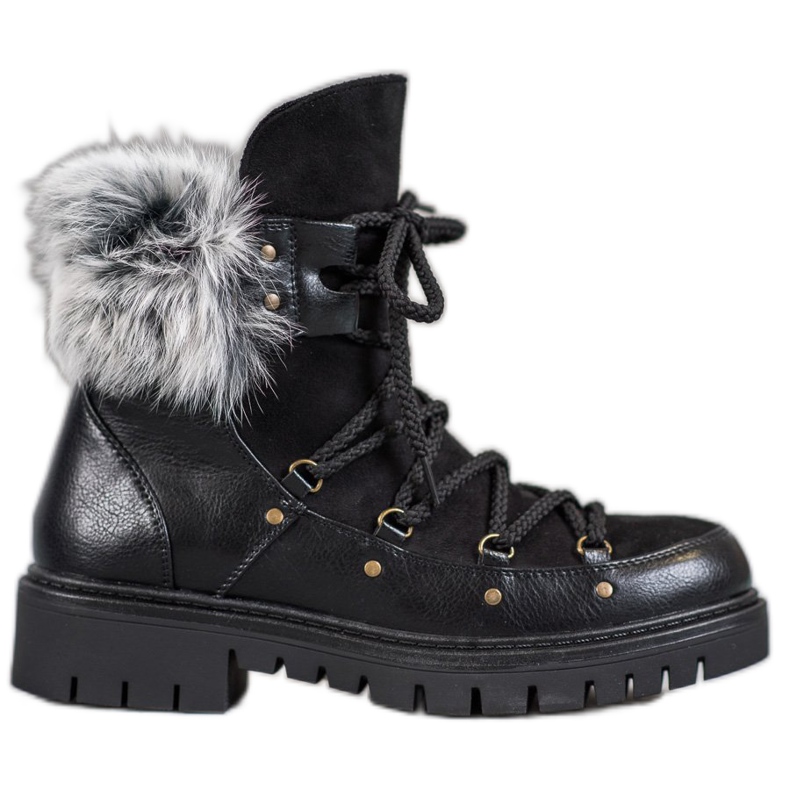 SHELOVET Slipper für Damen schwarz