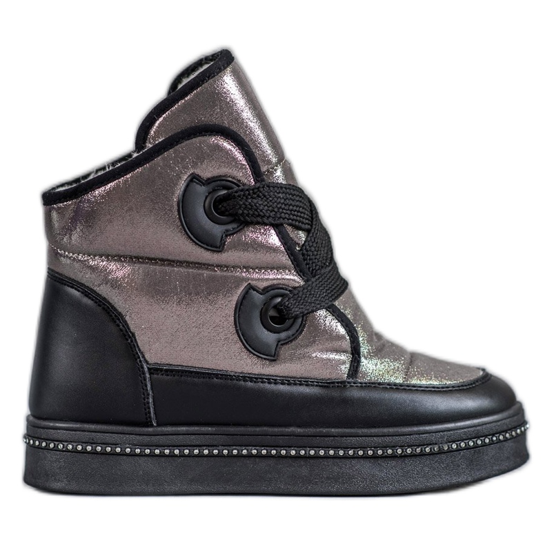 Weide Silberne Schneeschuhe grau