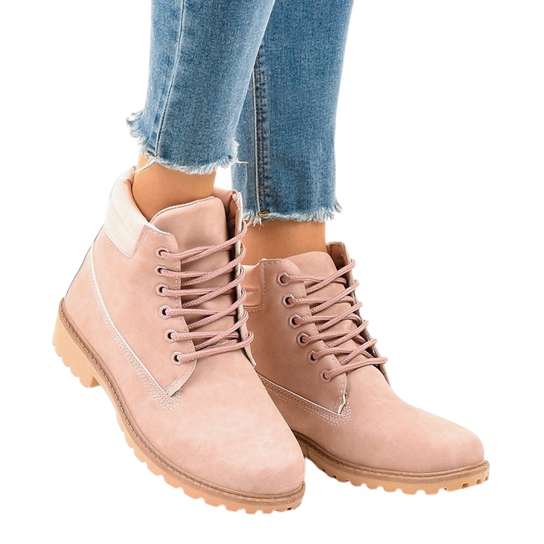 Rosa Wanderschuhe ohne Isolierung W-3033