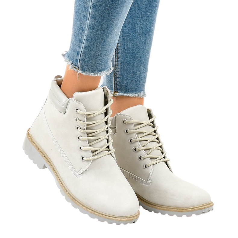 Graue Wanderschuhe ohne Isolierung W-3033