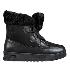 Warme MCKEYLOR Schneestiefel schwarz