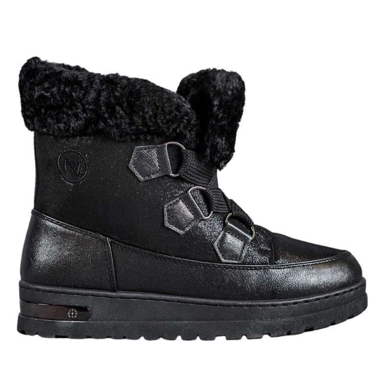 Warme MCKEYLOR Schneestiefel schwarz