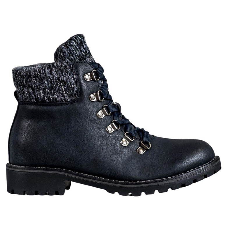 SHELOVET Marineblaue Stiefel