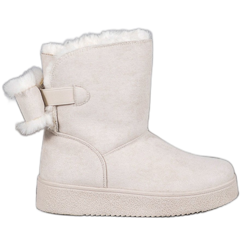 SHELOVET Mukluki mit Schleife braun