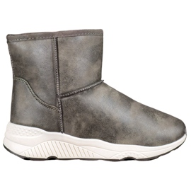 SHELOVET Bequeme Schneeschuhe mehrfarbig grün