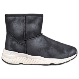 SHELOVET Bequeme Schneeschuhe schwarz
