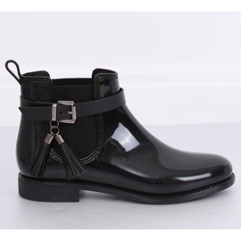 Jodhpur-Stiefel für Damen von Black Galoshes schwarz PT-119 Black II