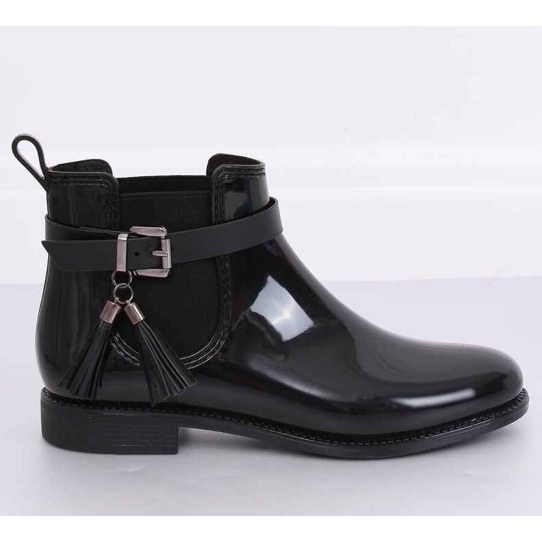 Jodhpur-Stiefel für Damen von Black Galoshes schwarz PT-119 Black II