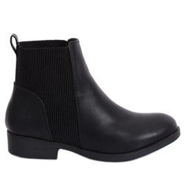 Schwarze Chelsea-Boots für Damen 3778 Black