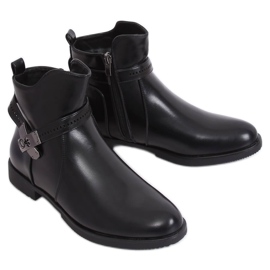 Schwarze Jodhpur-Stiefel für Damen B11003 Black