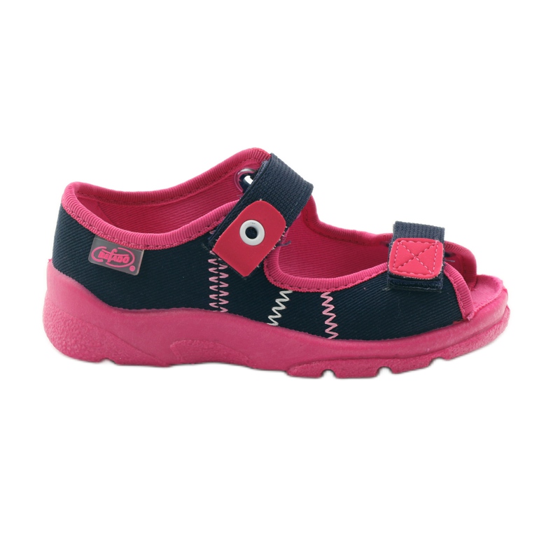 Befado Kinderschuhe 969Y105 navy blau rosa