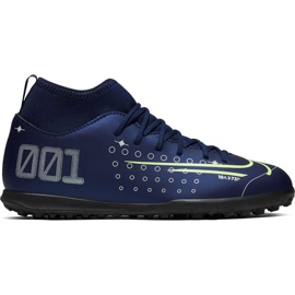 Nike Mercurial Superfly 7 Club Mds Tf Jr BQ5416-401 Fußballschuhe marineblau blau und marineblau