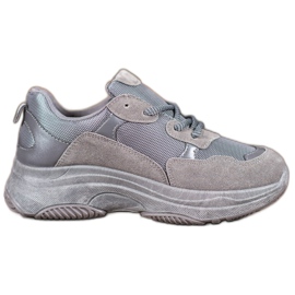 SHELOVET Graue Sportschuhe