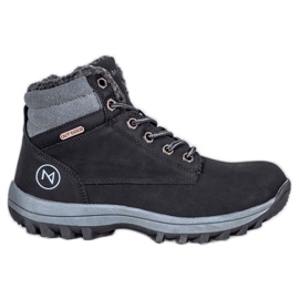 Warme MCKEYLOR Wanderschuhe schwarz