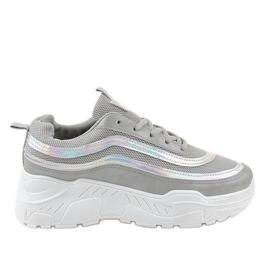 Graue Damen Sportschuhe AA8