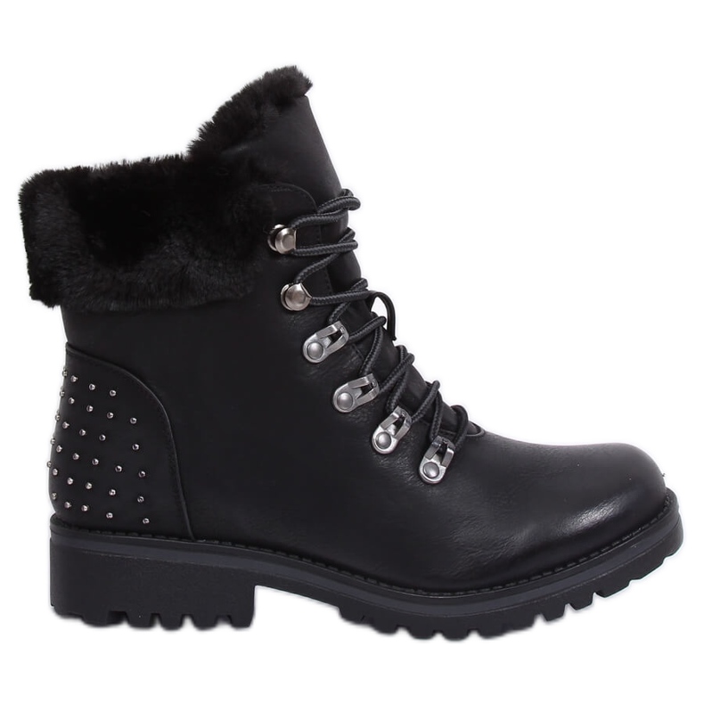Schwarze Damen Trapper Z172 Black