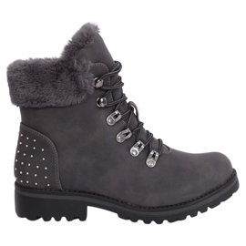 Graue Damen Trapper Z172 Grau