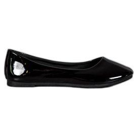 Lackierte VICES Ballerinas schwarz