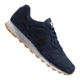 Nike Md Runner 2 Suede M AQ9211-401 Schuh marineblau