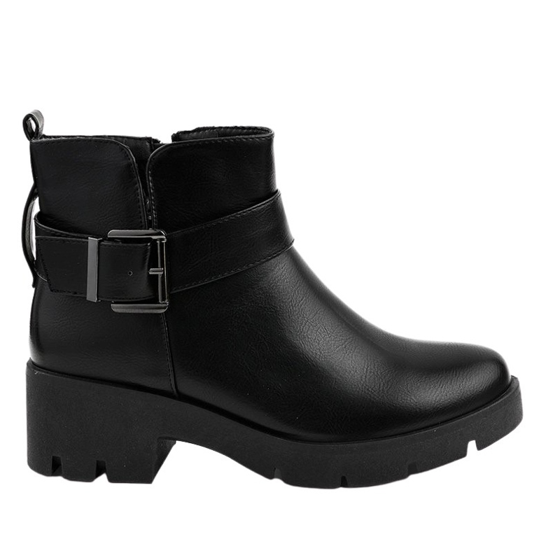 DGLJ-1 schwarze flache Stiefel