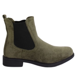 Grüne Jodhpurstiefel B-6856 Grün