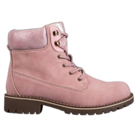 Super Me Geknotete Trapper rosa