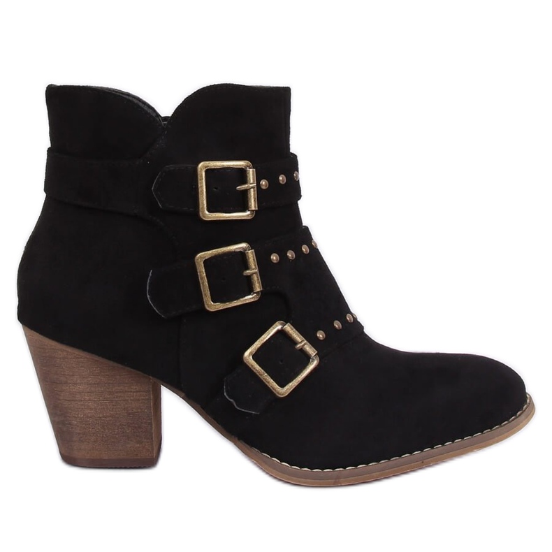 Schwarze Cowboystiefel L88-162 Schwarz