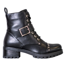 Seastar Arbeiter mit dekorativer Schnalle schwarz