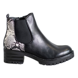 Seastar Chelsea-Boots mit Muster schwarz