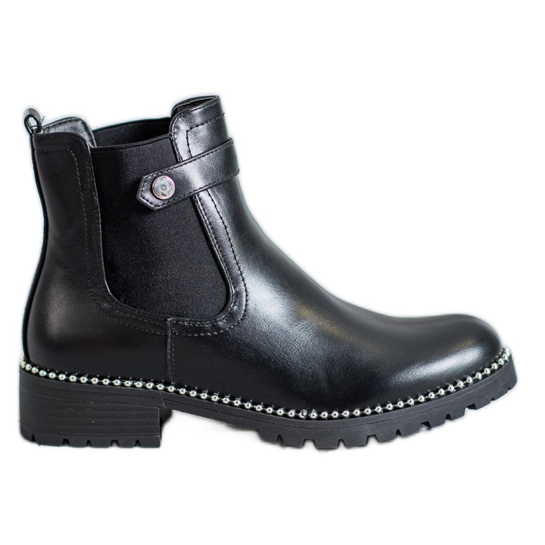 Seastar Schwarze Chelsea-Stiefel
