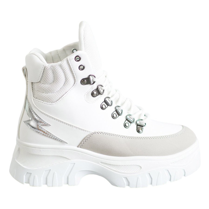 Seastar Modische Schnürstiefel weiß