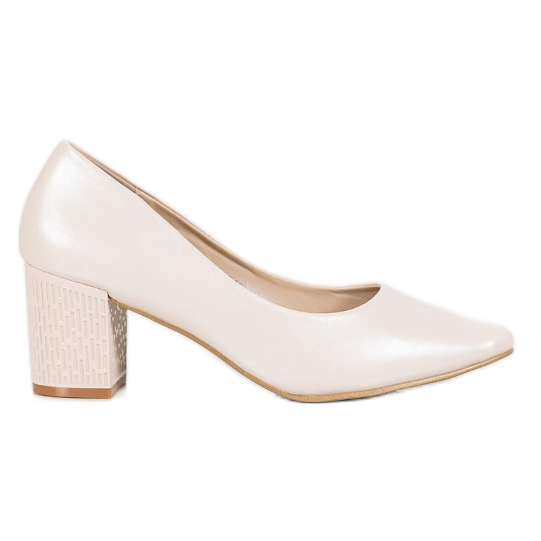 Goodin Pumpen auf einer Säule braun