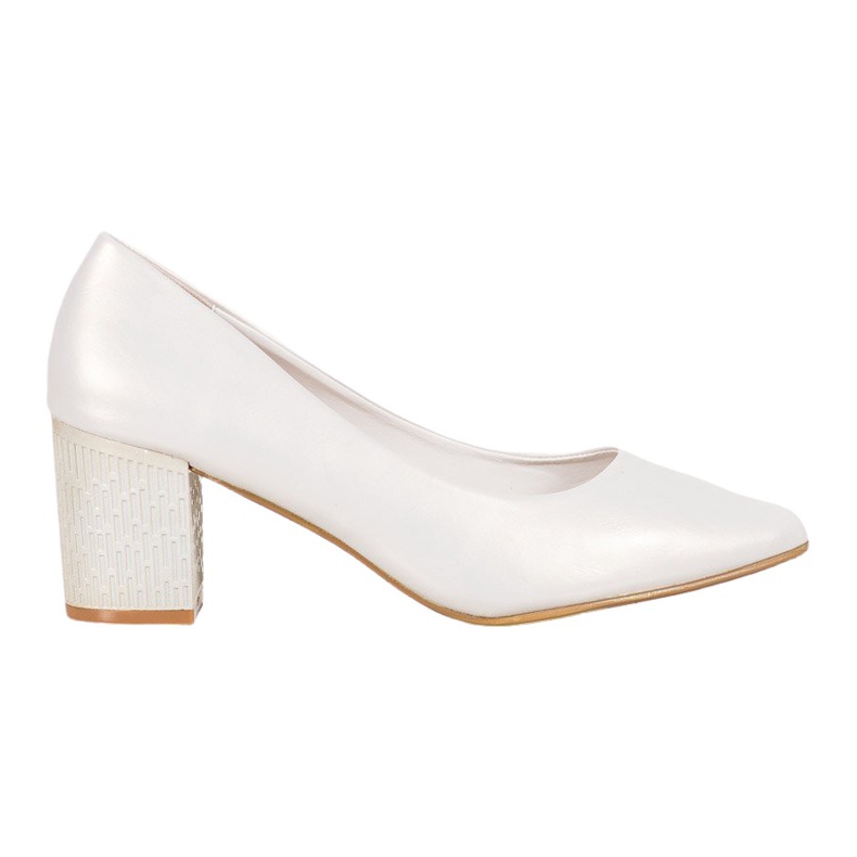 Goodin Pumpen auf einer Säule grau