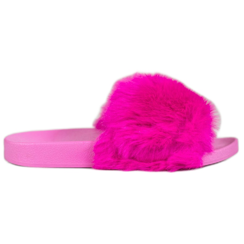 Bona Hausschuhe mit Fell rosa