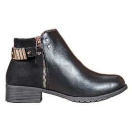 Queen Vivi Stylische Damenstiefel schwarz