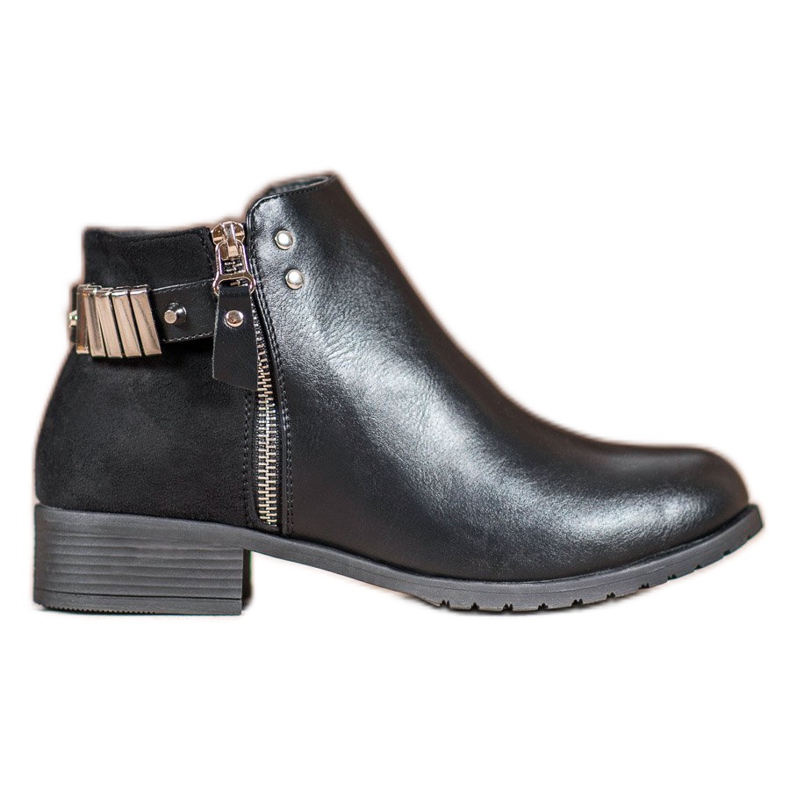 Queen Vivi Stylische Damenstiefel schwarz