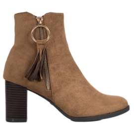 Filippo Stylische Wildlederstiefel braun