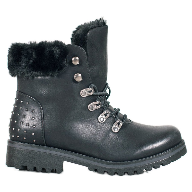 SHELOVET Trapper mit Jets schwarz