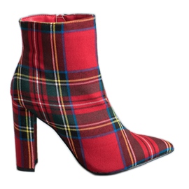 Seastar Stylische Stiefel auf einem Pfosten rot mehrfarbig