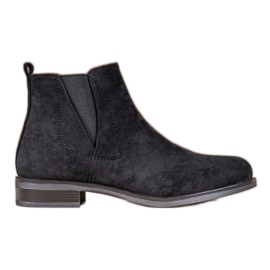 Ideal Shoes Slip-on-Stiefel schwarz