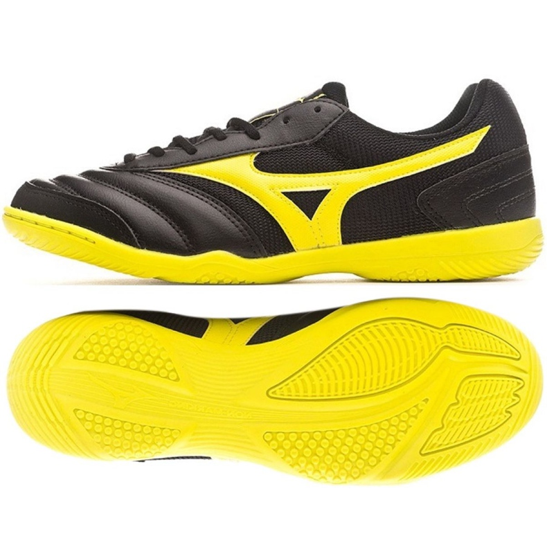 Hallenschuhe Mizuno Morelia Sala Club In M Q1GA190345 schwarz schwarz