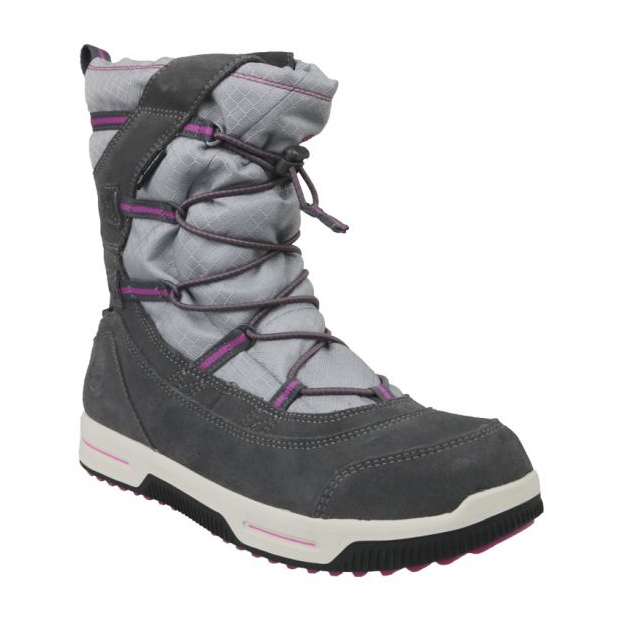 Timberland Snow Stomper Pull On Wp Jr A1UJ7 Winterschuhe grau