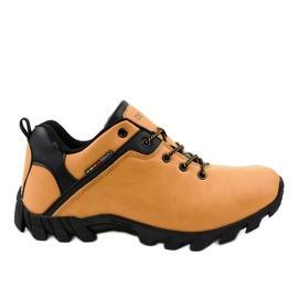 2019B gelbe Trekkingschuhe braun schwarz
