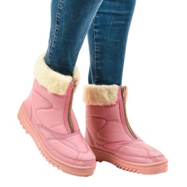 Rosa Schneestiefel Stiefeletten 69