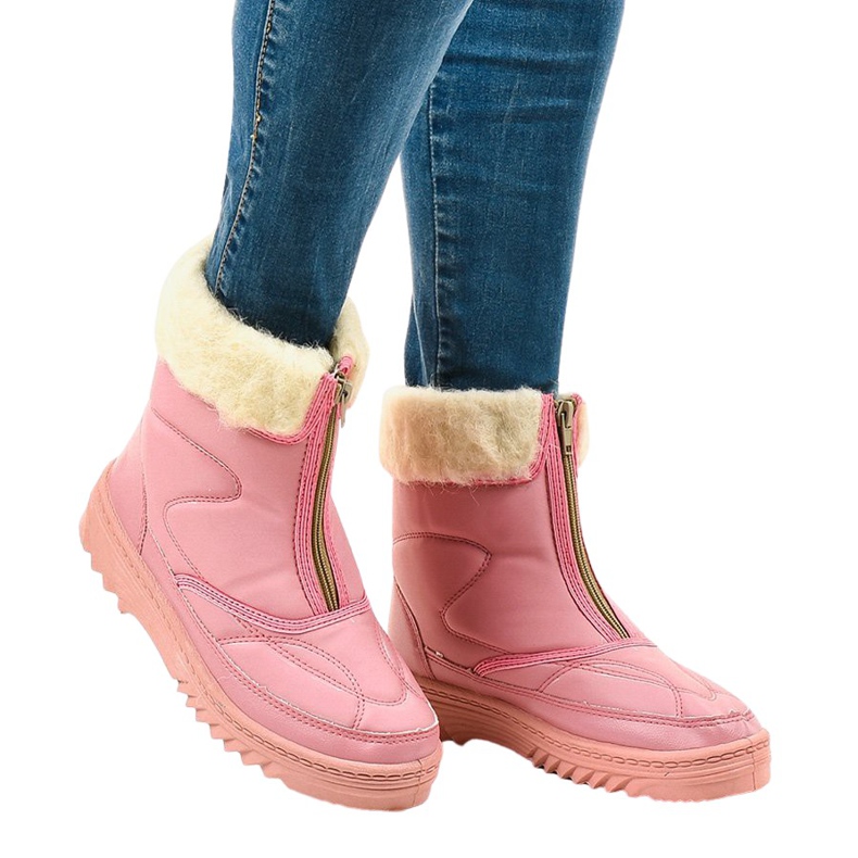 Rosa Schneestiefel Stiefeletten 69