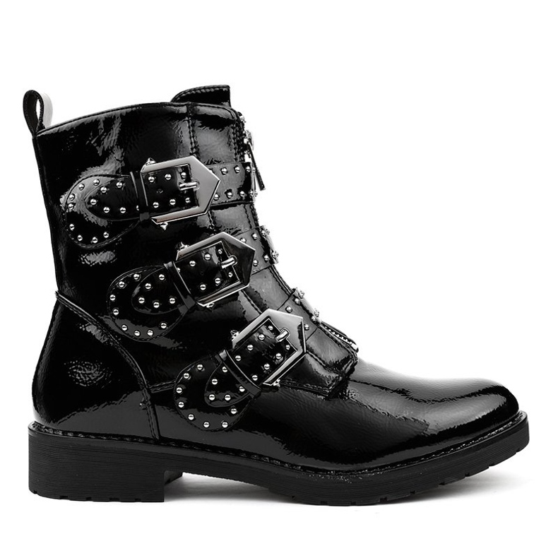 Schwarze Stiefel A3362Y